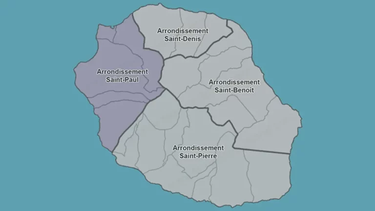 Verwaltungsbezirk Saint Paul La Reunion